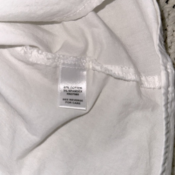 Cato White Button Down Shirt size 18/20W cotton fabric - Picture 6 of 6